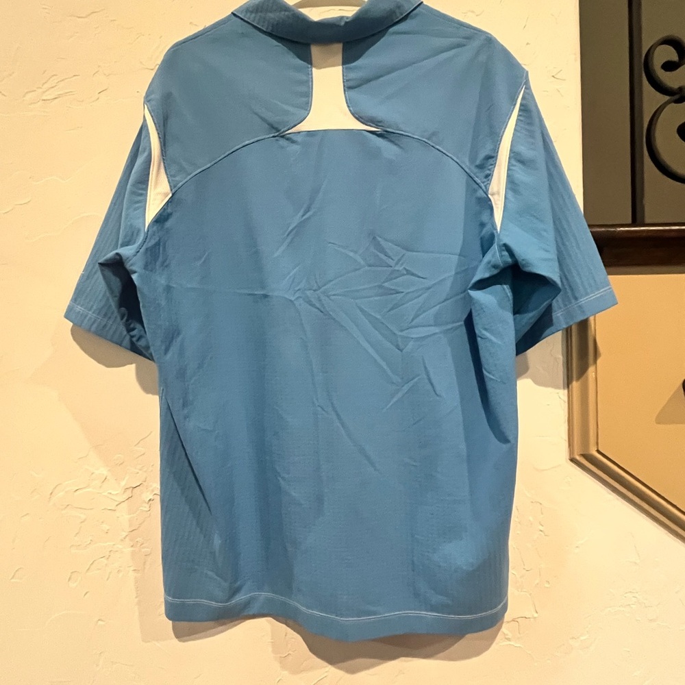 Nike Golf - Blue Polo Shirt Casual Comfort - Picture 2 of 3